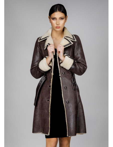 Cojoc de Damă din Blană de Miel Napalan Tamara