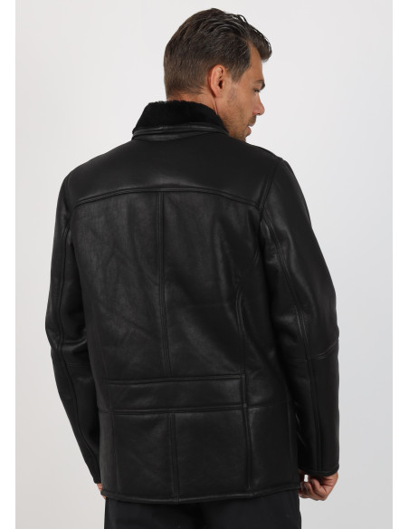 Cojoc de Bărbați din Blană Napalan de Miel Victor Negru