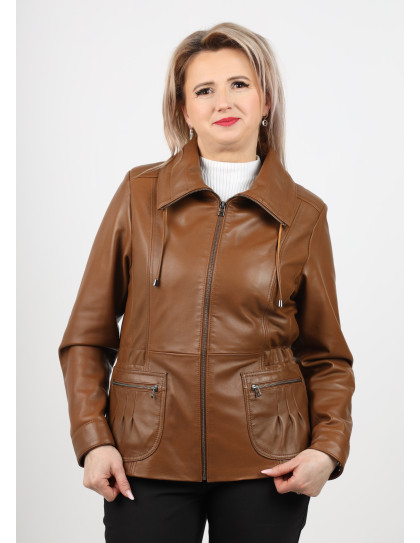 Geacă de Damă din Piele de Miel Model...