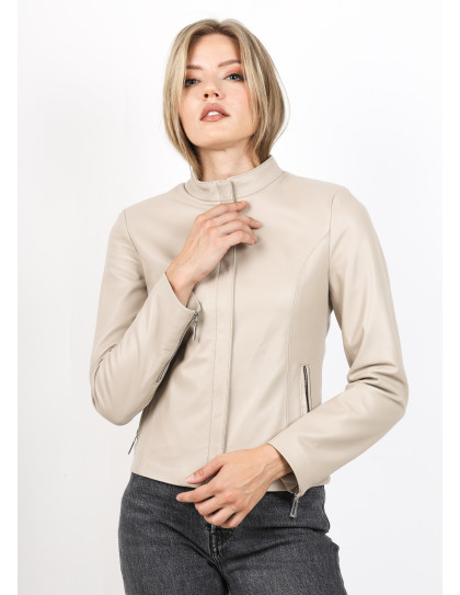 Geacă de Damă din Piele de Miel Model...
