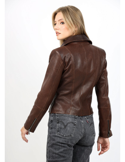 Geacă de Damă din Piele de Miel Model...