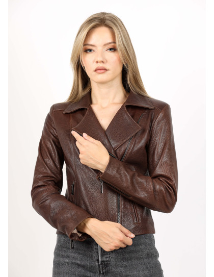 Geacă de Damă din Piele de Miel Model...