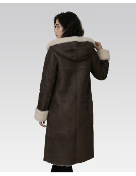 Cojoc de Damă din Blană de Miel Model Catinca