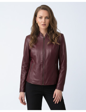 Geacă de Damă din Piele de Miel Model Morgan 2