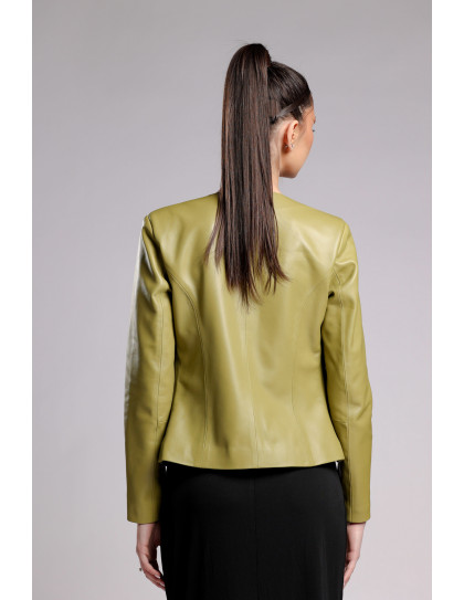 Geacă de Damă din Piele de Miel Tip...