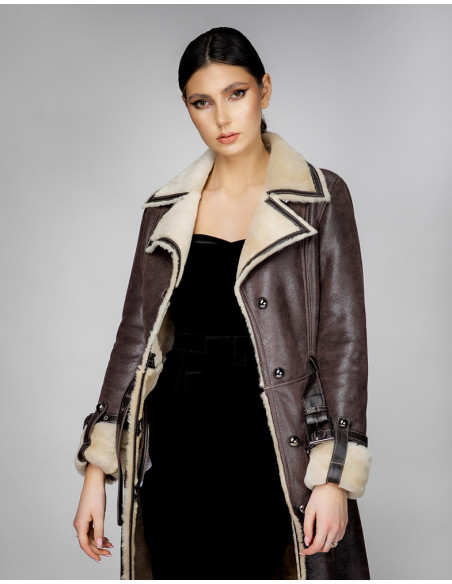 Cojoc de Damă din Blană de Miel Napalan Tamara