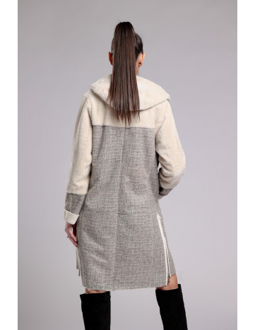 Cojoc de Damă din Blană de Miel Australian cu Imprimeu... 2