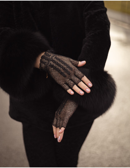 Capă de Damă Model XL din Blană de...